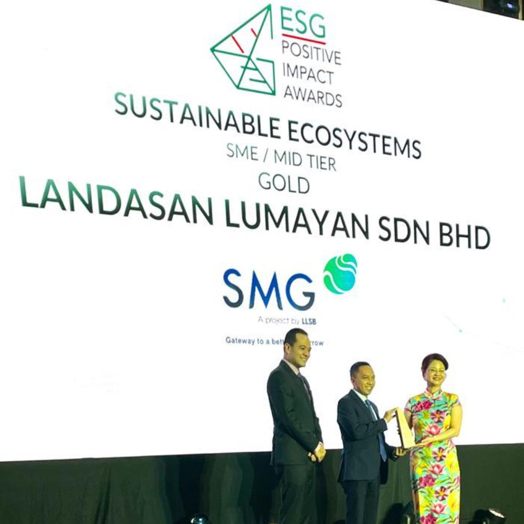 LLSB Has Been Honoured With The Gold Award In The Sustainable Ecosystem Category At The ESG Positive Impact Awards 2023.